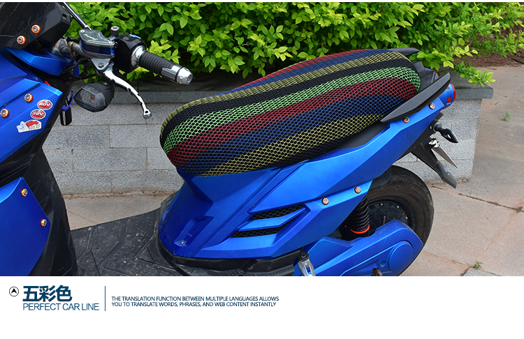 Xe điện scooter cushion cover ghế đệm đặt xe máy điện phổ ghế bìa lưới thoáng khí kem chống nắng pad chống thấm nước miếng che yên xe máy