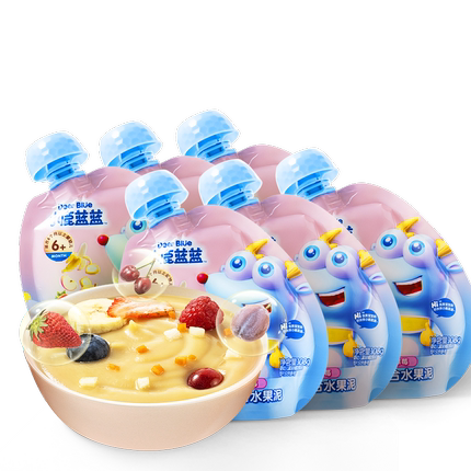 【59.9任选6件赠1袋果泥】