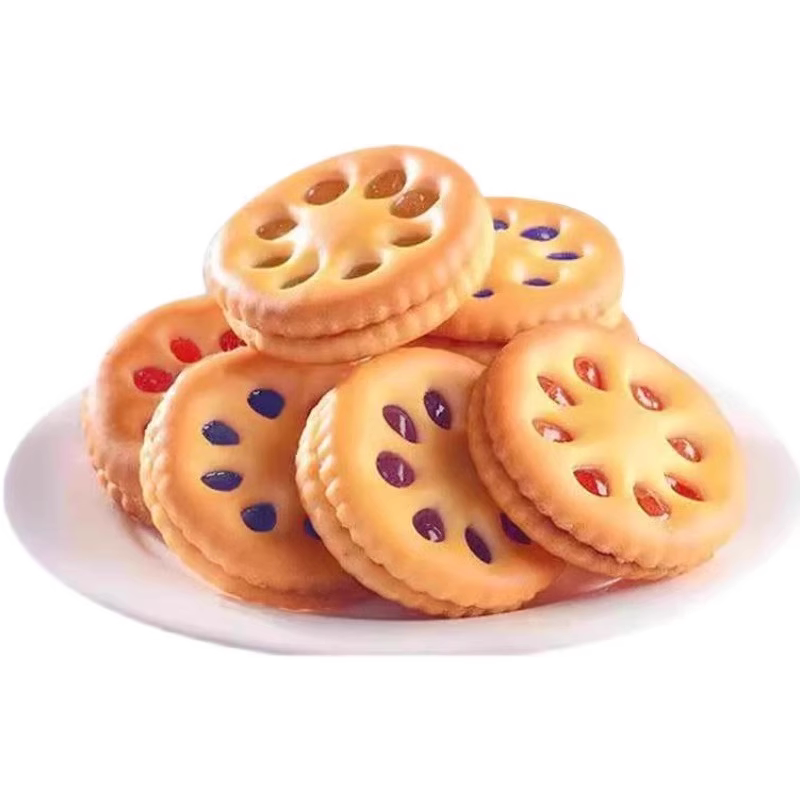 【紫荆】物食光果酱夹心饼干混合多口味酱心休闲零食解馋大礼包