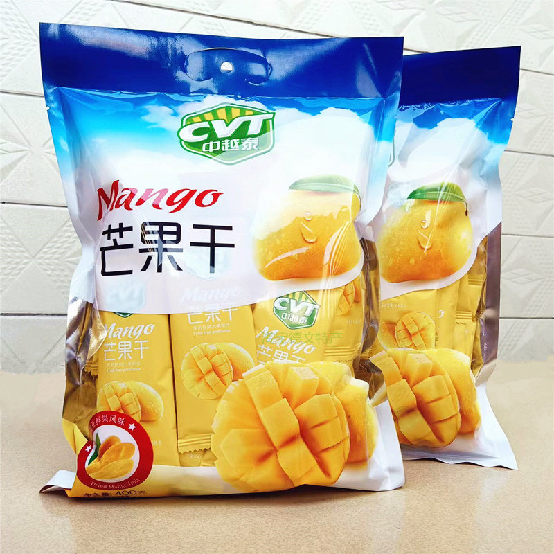 Mango dry 400g large bag of Vietnam Independent small packaging original fruit dried fruit and fruit candy casual snack