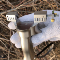 New Suofeng 9-pin all-titanium alloy slingshot TC21 high-precision sighting-free fast-pressing high-power flat leather bow