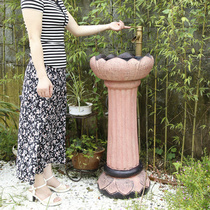 European balcony washbasin cabinet leisure hotel courtyard wash basin creative wash basin toilet sink