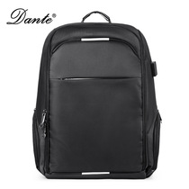Dandy business tide backpack mens USB charging multi-function laptop backpack Youth Unisex bag