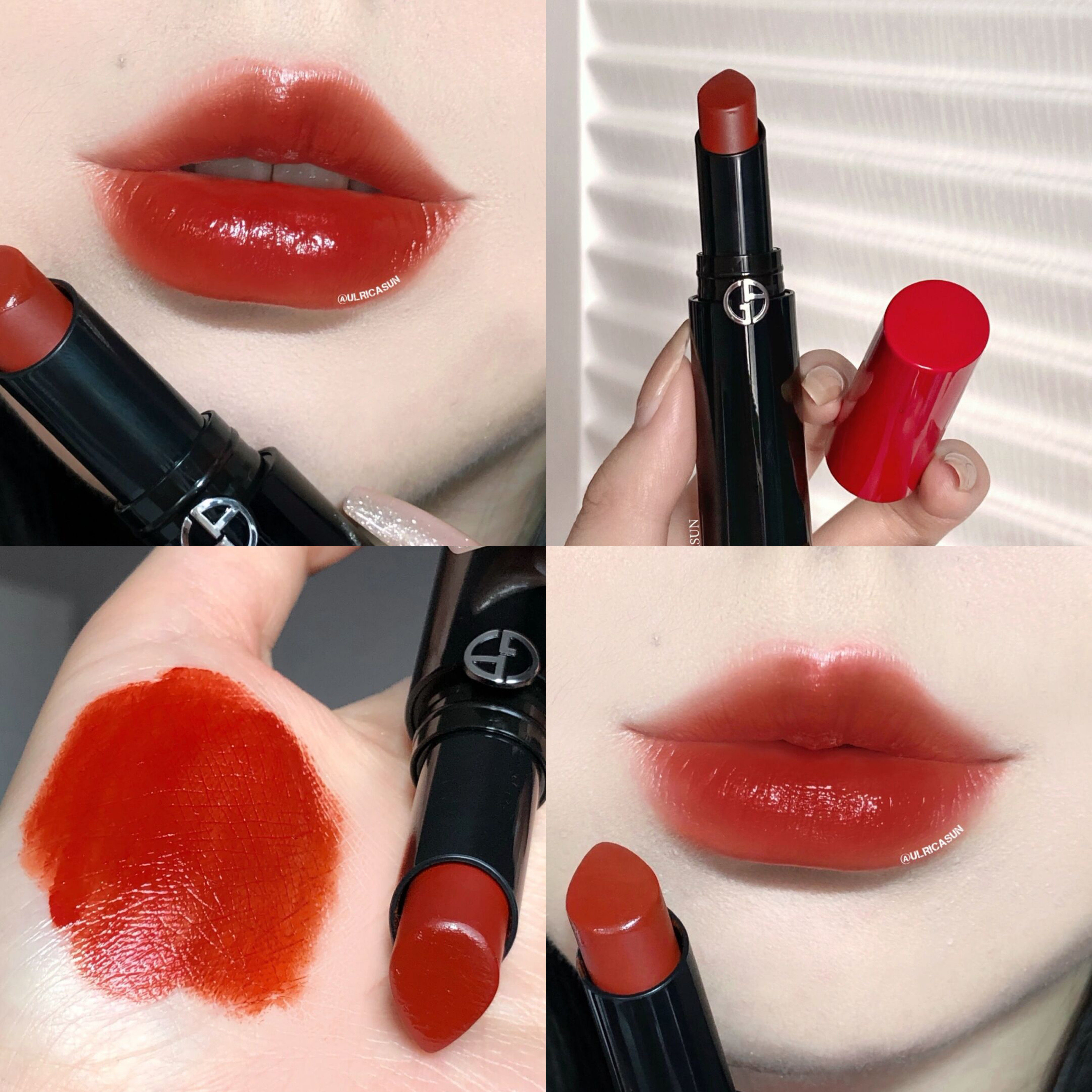 Armani Armani Right Black Thin Tube Lipstick Big Brand Lipstick 405# Rotten Tomatoes 202# Brown Red