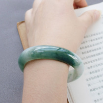 Xiaoliang Zi natural A goods old pit Myanmar emerald bracelet Violet ice species floating flower Princess jade bracelet female