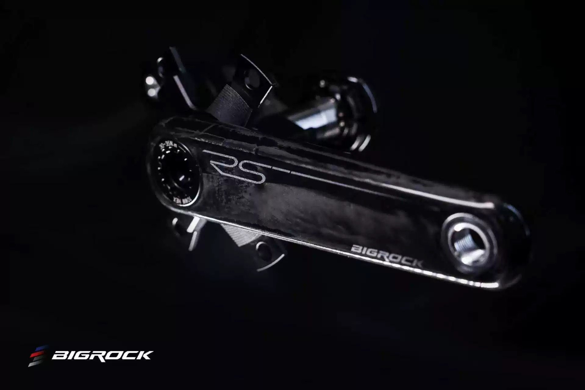 Bigrock rs carbon fiber road bike crankset (2nd generation