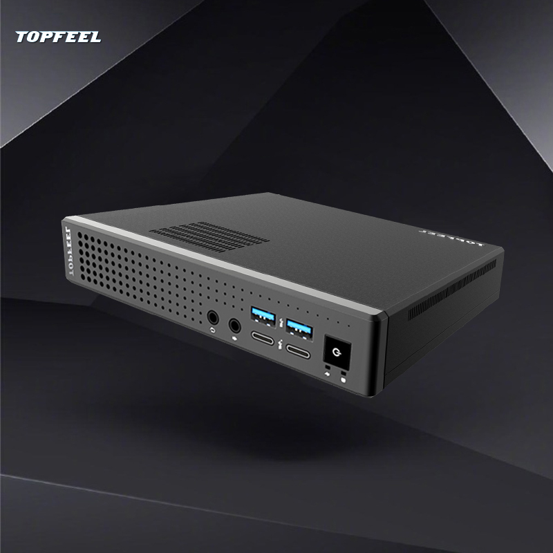 TOPFEEL Pole Night T80M Mini Mini Small Host Office Commercial Home Code Programming Design i7 High-fit micro win10 portable mini itx desktop complete machine