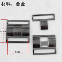 Belt decoration buckle belt buckle bright gun color clothing accessories spot