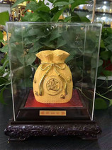 Suede sand gold pendulum pieces Fowbag Merchants Treasure Money Bag Car 4S Shop Gift Shop Promotion Activities Crafts