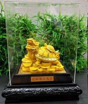 Suede Shakin Money Rivet Tortoise Dragon Turtle Handicraft property Town Residence Feng Shui Mascot Home Swing