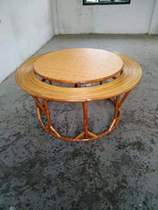 All-rattan choreographyte table with table turning rattan table hotel banquet table hand grime dining table high 60 inner diameter 85 85 diameter 17 5