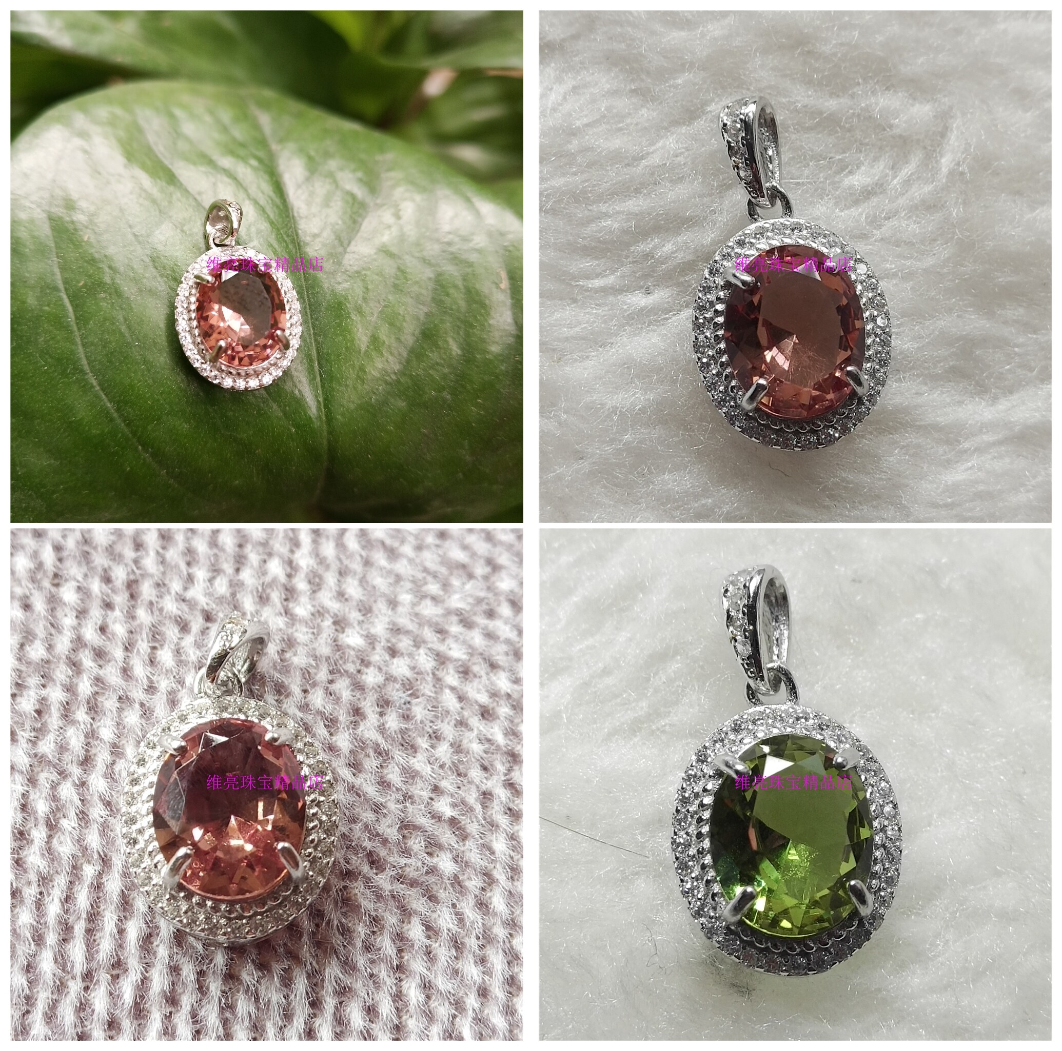 トルコ産スルタナイト、珪藻土、925スターリングシルバーネックレスペンダント、アレキサンドライト、珪藻土