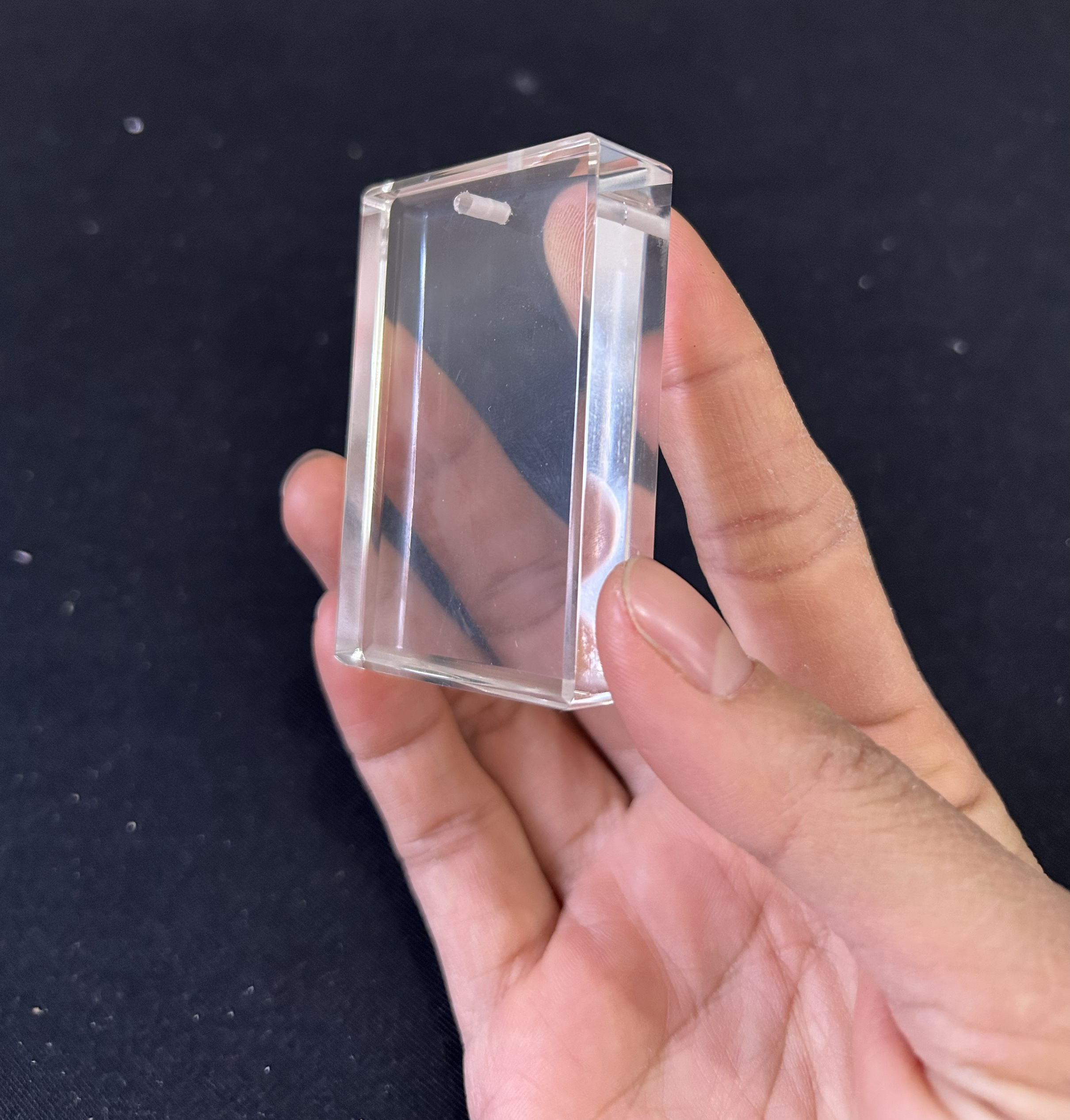 売れ筋サファイア Wu Shi ブランド ホワイト コランダム 素材 硬度 9 ドリル ペン 40*60mm 穴径 2mm おもちゃ