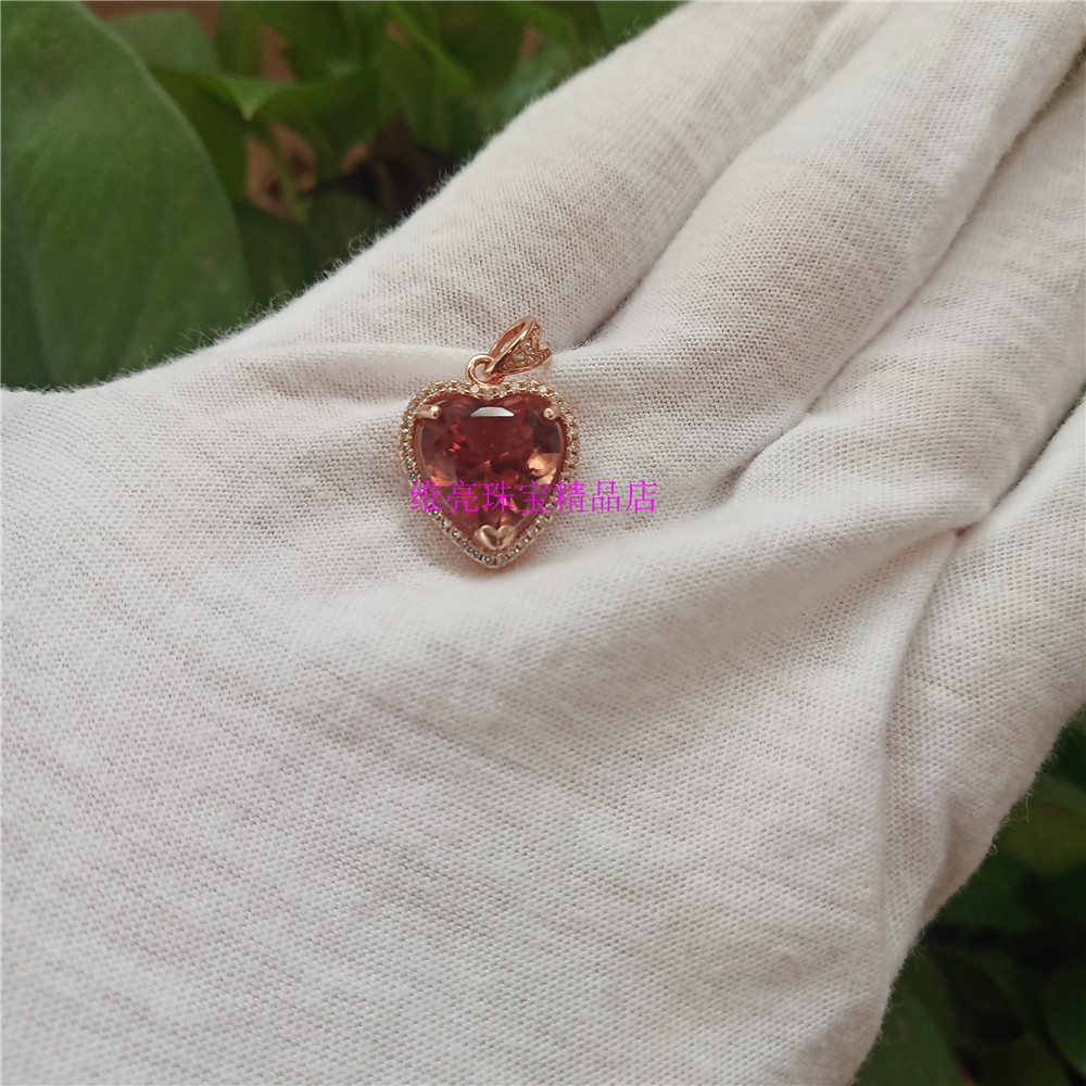 トルコ産スルタナイト（水コーティングアルミナ）ペンダント（925スターリングシルバー＆ローズゴールド製）、ロシア産パープルゴールドカラーチェンジストーン