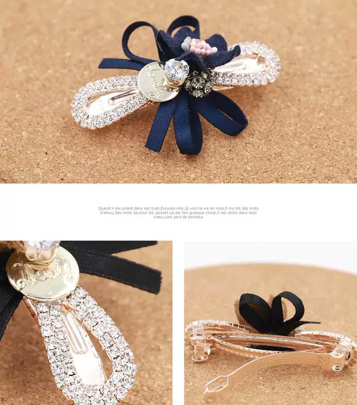 Dian Shang kẹp tóc nữ trưởng thành Hàn Quốc mũ nơ đầu clip thanh lịch kẹp tóc kẹp một nửa tóc mùa xuân clip phụ kiện tóc