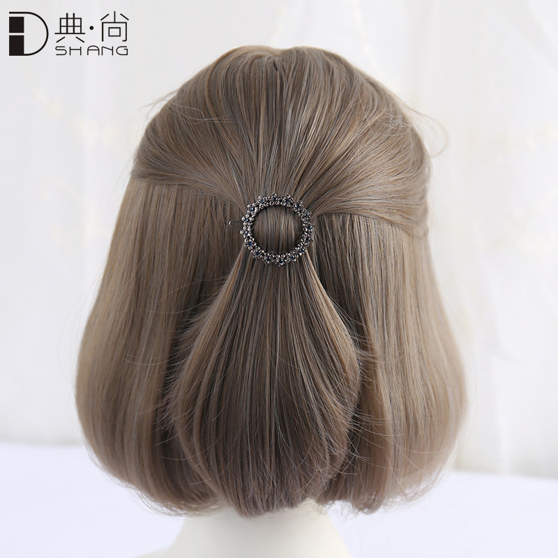 淘宝代购发夹女韩国发饰成人蝴蝶结发卡刘海夹边夹青蛙扣一字夹顶夹头饰