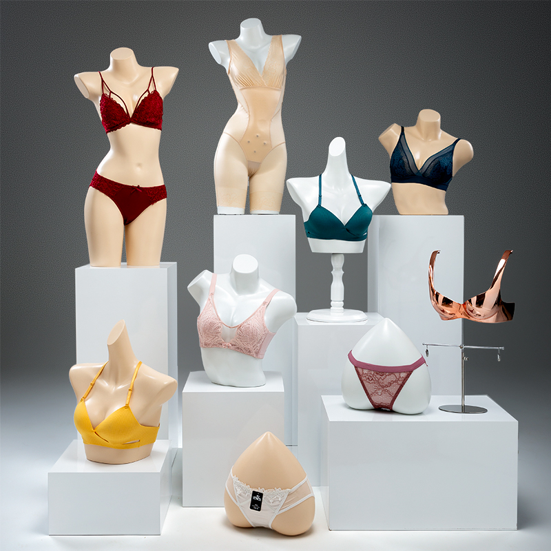 Poly Breast Underwear Shop Model Props Big Chest Fake Human Body Model Woman Bust Bra Shop Window Underwear show shelves