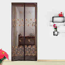 New hot sun magnetic soft screen door anti-mosquito door curtain anti-mosquito yarn door screen window embroidery custom-made