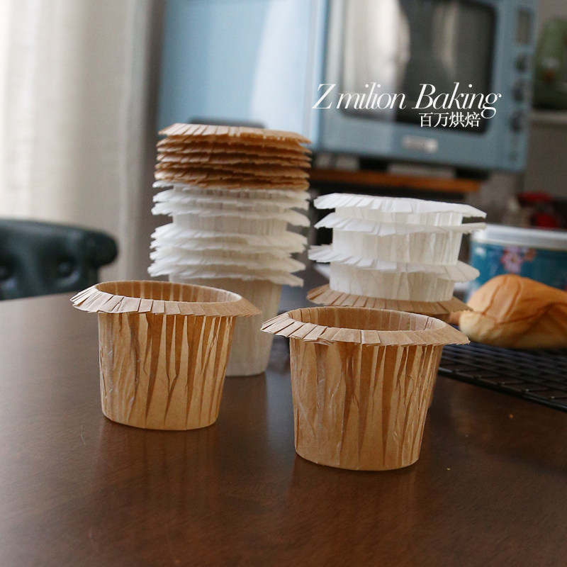 Topper cupcake Rolled edge Muffin cup Muffin cake greaseproof paper Muffin cup high temperature resistance