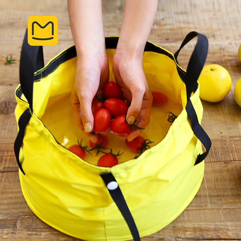 Hornet's nest folding water basin Outdoor supplies Large travel portable washbasin Travel foot bath laundry basin Bucket