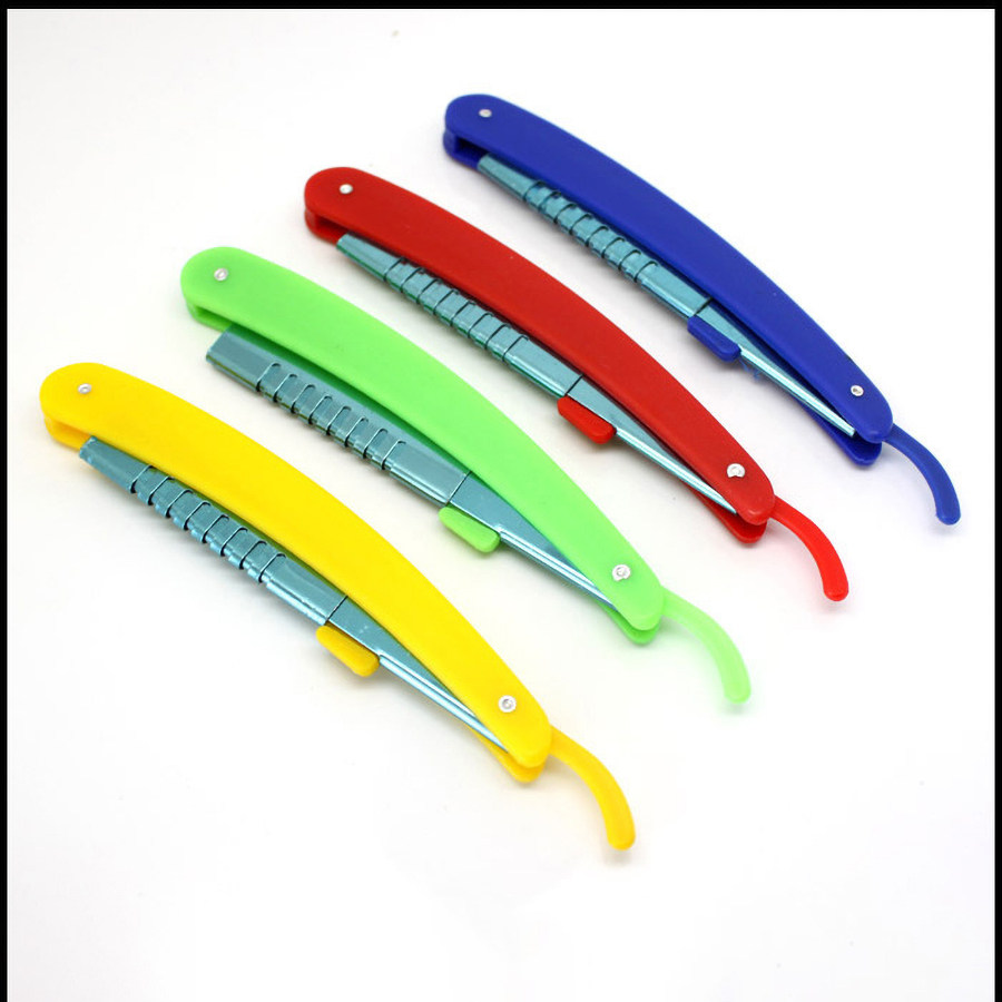 Eyebrow trimming blade shaving eyebrow knife holder for beginners eyebrow trimming set shaving razor folding knife holder professional thrush