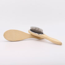 Wig wide tooth large steel comb Wooden handle Wooden airbag steel comb cosplay special care care tool accessories