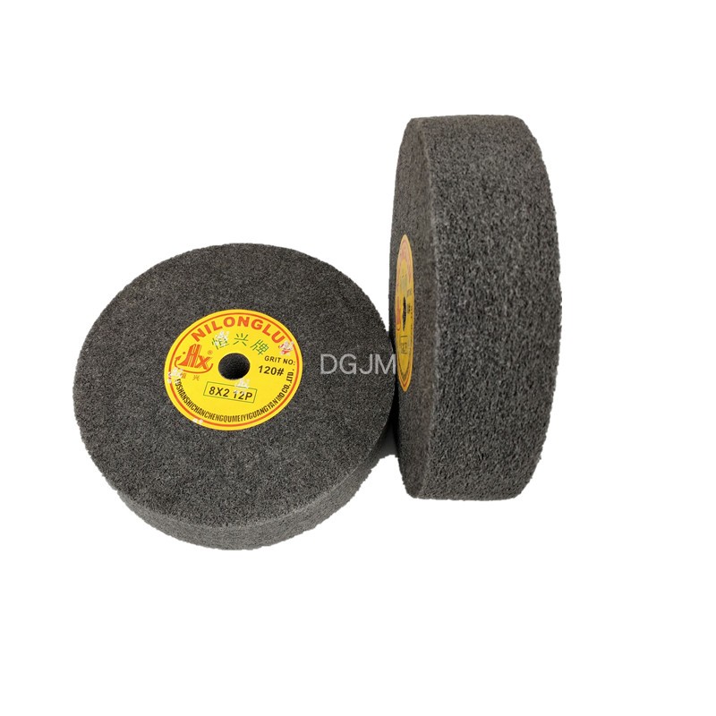 Hengxing nylon wheel metal aluminum alloy drawing wheel stainless steel grinding wheel polishing fiber wheel 200*25MM
