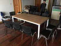 Conference table long table simple modern office furniture small meeting table staff negotiation table meeting table and chair combination
