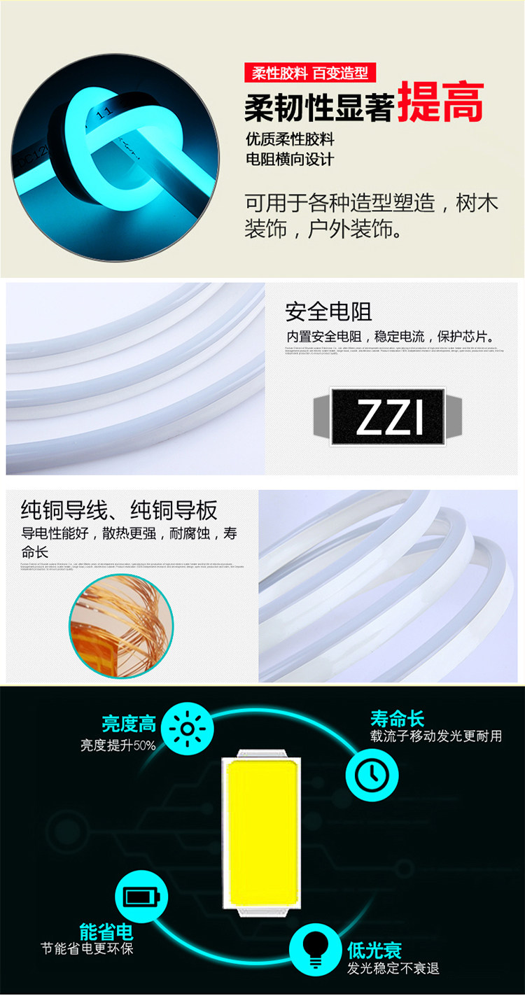 led柔性灯带户外灯带婚礼布置造型灯带KT板花墙背景装饰灯DIY灯带-阿里巴巴
