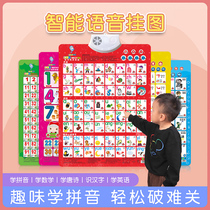 Pinyin alphabet wall sticker initials have sound wall charts Chinese learning training artifact vowels spelling a full set of first grade