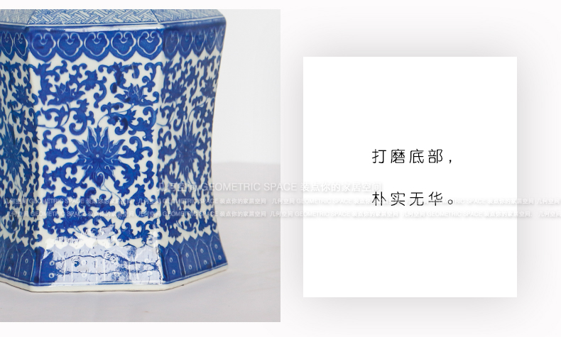 Modern Chinese style restoring ancient ways furnishing articles special - shaped ceramic canister to the sitting room is the study room partition adornment display