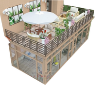 Guangzhou villa outdoor terrace platform rooftop thermal insulation sun room custom broken bridge aluminum alloy system doors and windows