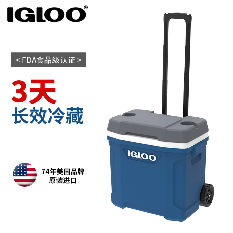 IGLOO easy incubator outdoor portable lever household car food and medicine breast milk transport refrigerator