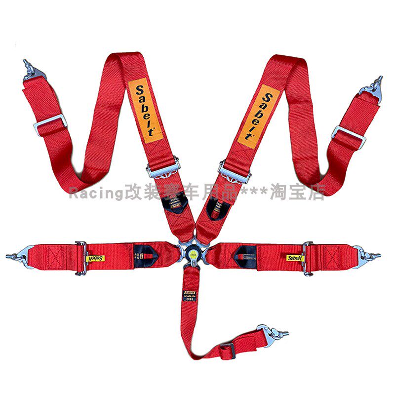 New Sabelt racing five-point style seat belt metal quick deers FIA8853 98 certified race