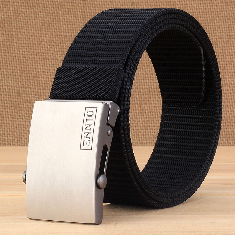 Outdoor Russian Military Nylon Inner Belt Men's Canvas Automatic Buckle Tactical Belt Training Pants Belt Military Gear