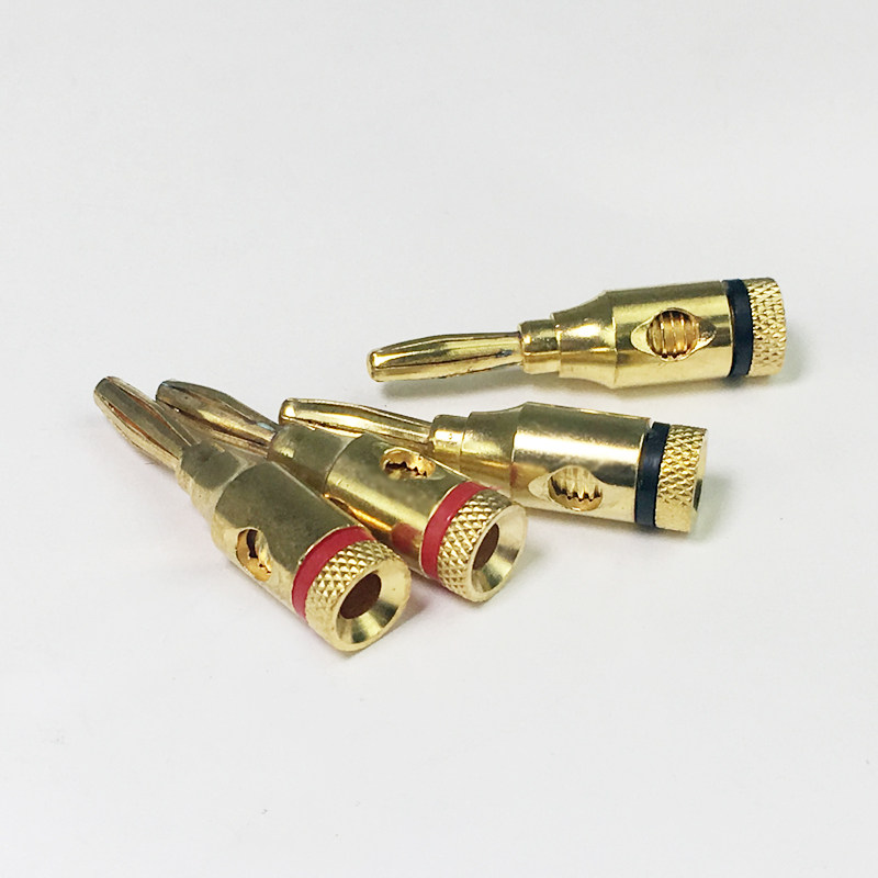 DIY Accessories Speaker line banana head banana plug banana plug banana joint horn line banana head wire plug