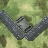 Долговечный невидимый рюкзак с застежкой, аксессуар для сумки, ремень, черная пряжка