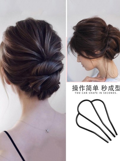 Horquilla de hierro coreana, horquilla simple, herramienta, horquilla, peine, artefacto trenzado, accesorios para la cabeza