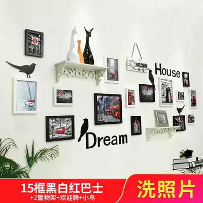 Photo frame combination Photo Wall photo hanging wall ins style photo Nordic photo frame hanging wall painting frame frame