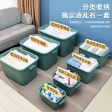 万派 Пластиковый ящик для хранения для домашнего использования, одеяло, игрушка, система хранения, очень большая коробка для хранения