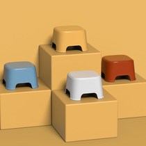 Thick plastic dwarf stool housebaby bathing small stool footstool children step on footstool bathroom anti-slip bench bench