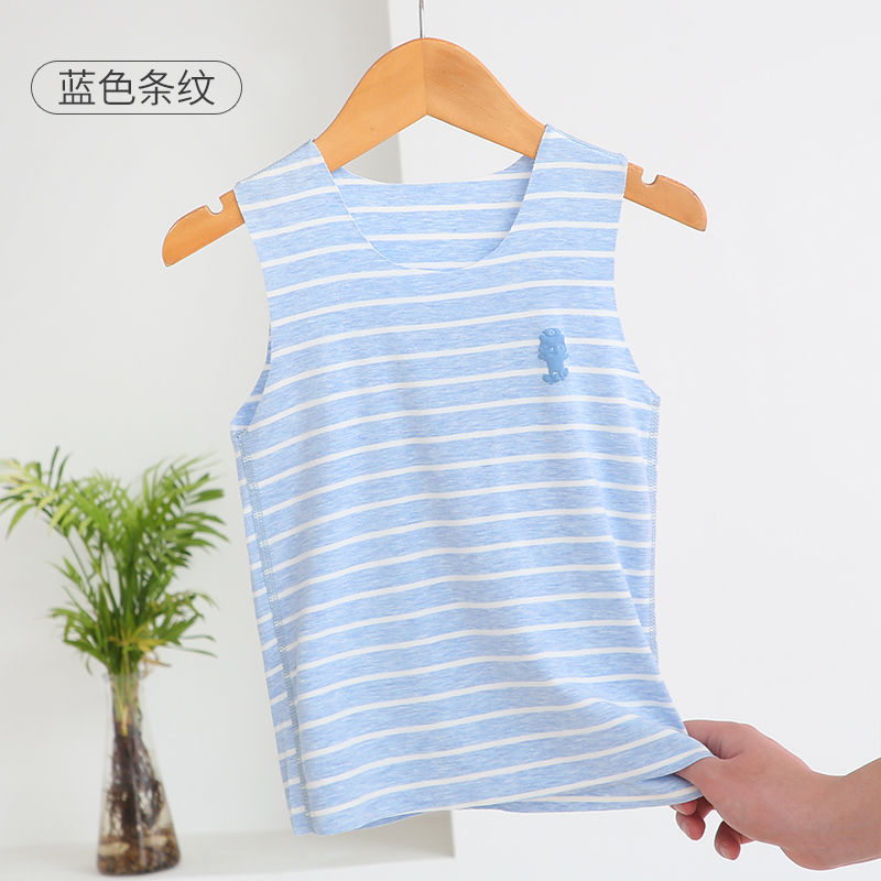 Trẻ em bông vest nam và nữ Mordale đồ lót đánh dấu tay mỏng lụa băng bé đáy sling mùa hè.