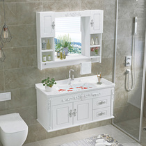 Bath Beauty Superior Pvc Style Pvc Small Household Type Bath Room Cabinet Combined Wash Wash Wash and face pool wash parts area