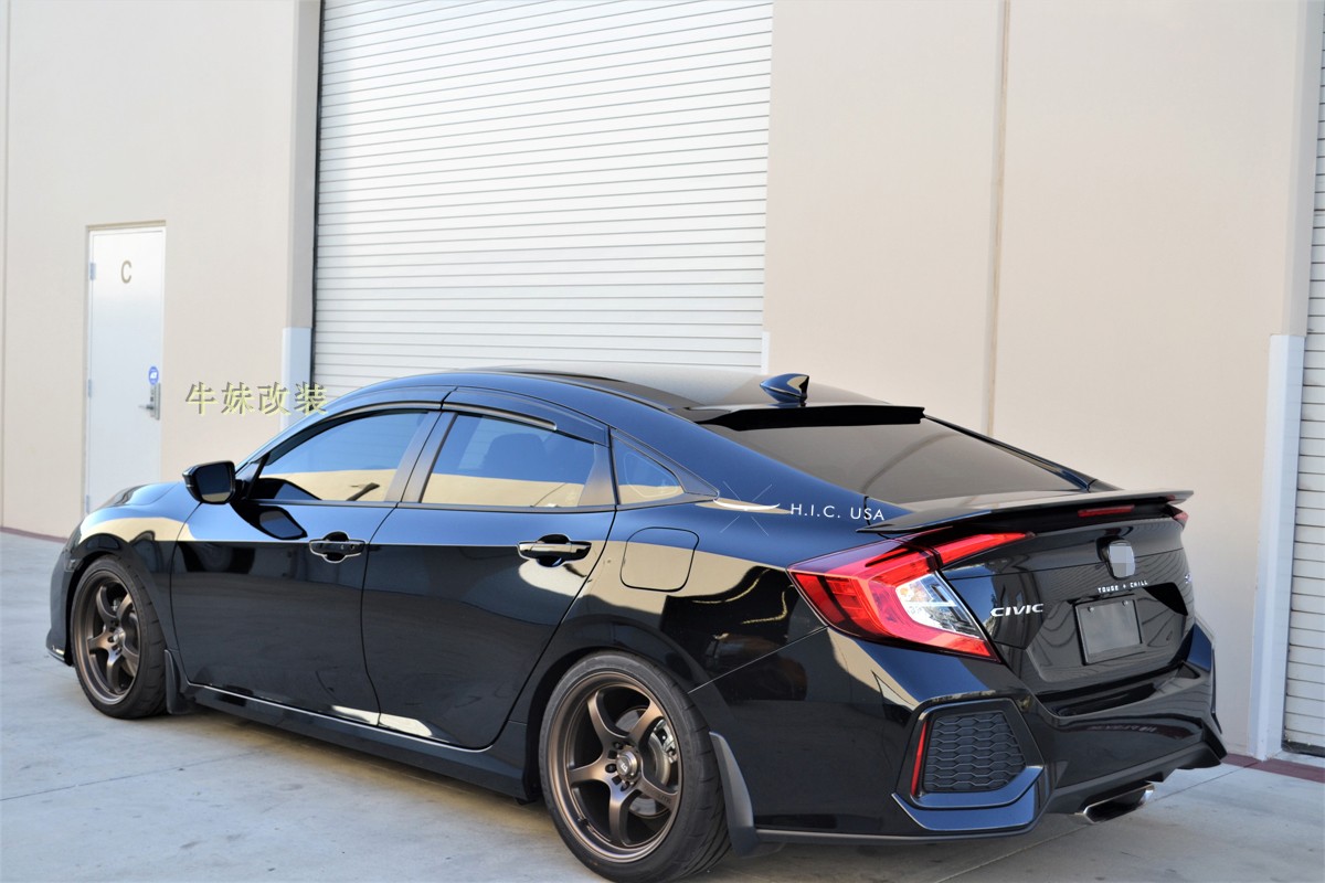 Đài Loan thế hệ thứ 10 thế hệ thứ 10 Civic si FC1 tấm che phía sau Cửa sổ phía sau cánh trên Spoiler Tấm che nắng phía sau - Sopida trên cánh gió ô tô