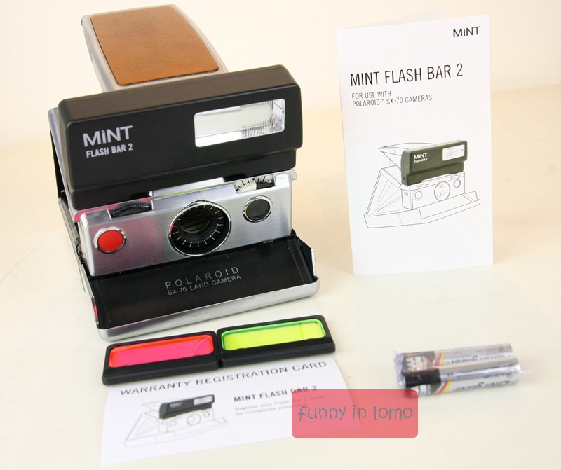 Polaroid SX70 Flash New 2 0 Flash Mint New Edition 2 Generation ALPHA Rainbow Machine General Filter