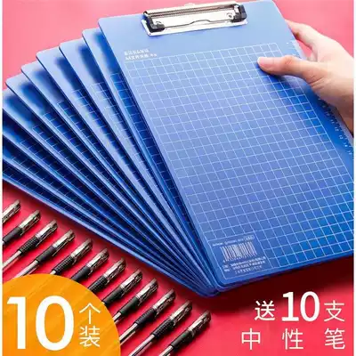 10 pack a4 folder splint writing order pad board a5 file board clip writing board this clip menu clip