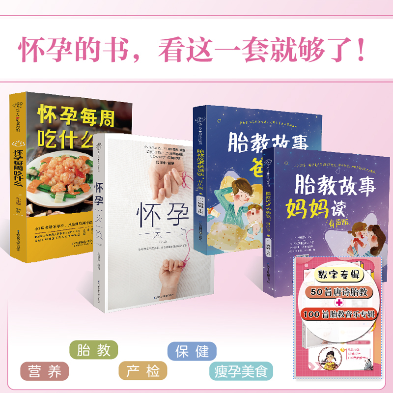 Pregnancy Day-By-Day Guide + What to Eat Each Week during Pregnancy + Prenatal Stories for Dad to Read + Prenatal Stories for Mom to Read Prenatal Education and Pregnancy Books Complete Collection of Pregnancy Books Complete Collection of Books for Pregnant Women Pregnancy Books for Expectant Moms Pregnancy in Ten Months