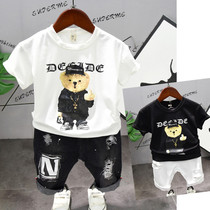 Three-year-old boy summer 2021 New Set 2 childrens summer childrens clothing 5 childrens handsome tide clothes 7 foreign Baby 6
