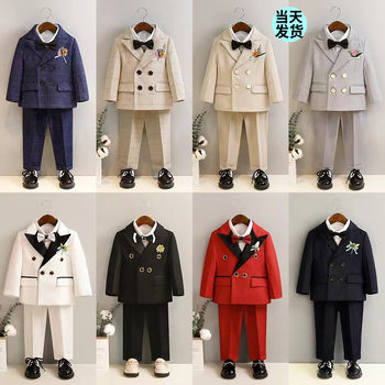 One-year-old boy's suit dress birthday performance clothing autumn and winter