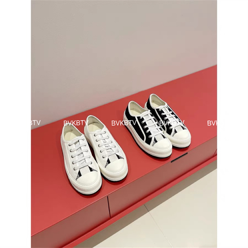 Bvkvtv New Products/Closed~25 New Embroidered Thick-Soled Canvas Shoes Casual Sports Shoes for Women
